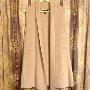 Cashmere sweater vest maxi